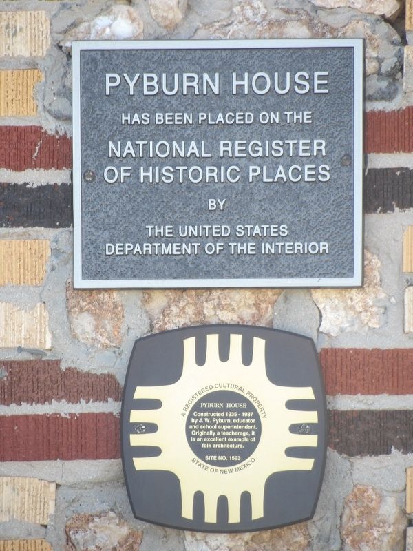 Pyburn House Marker image. Click for full size.