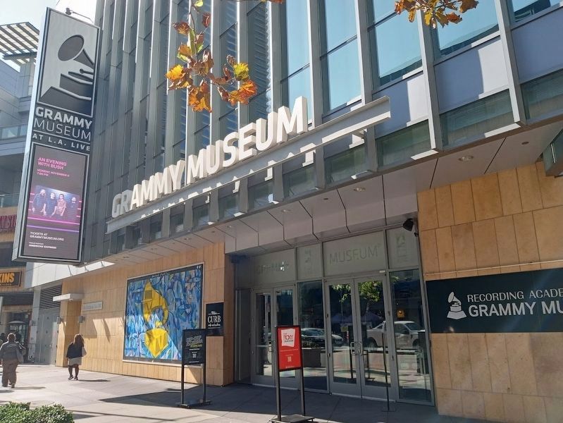 The Grammy Museum at L.A. Live image. Click for full size.