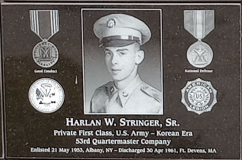 Harlan W. Stringer, Sr. Marker image. Click for full size.