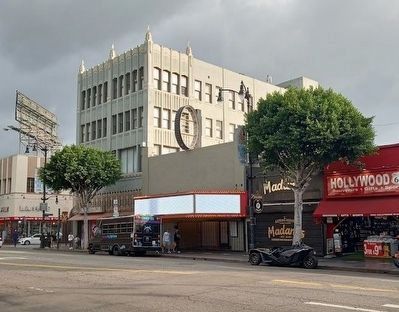 Hollywood Center Building and Marker image. Click for full size.