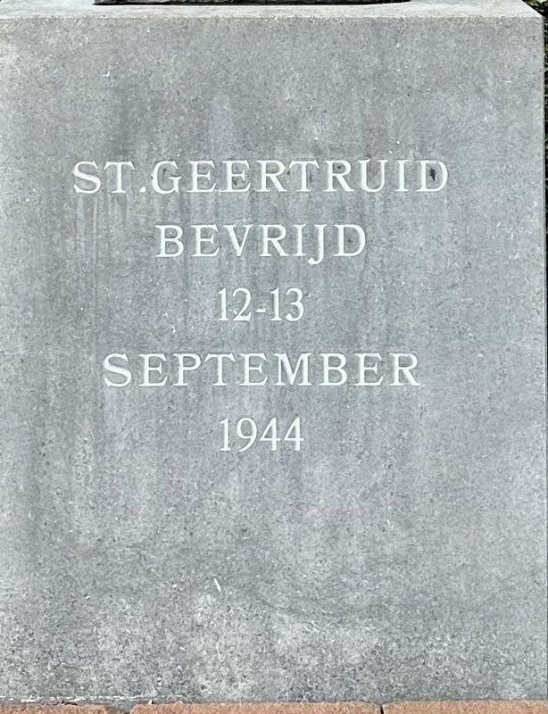 St. Geertruid Liberation Memorial Marker image. Click for full size.