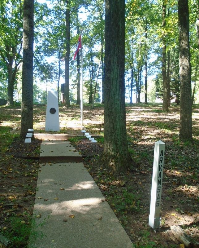Arkansas Medal of Honor Recipients Memorial Plaza image. Click for full size.