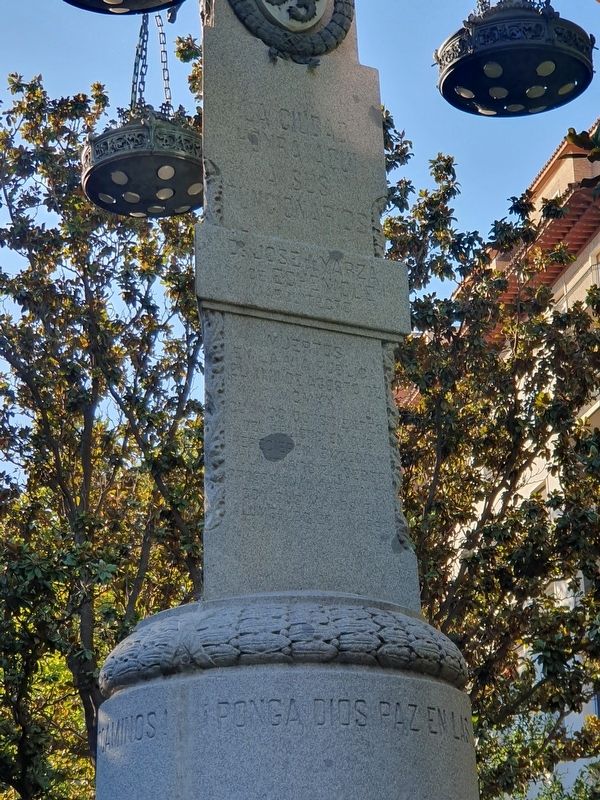 Municipal Employees Killed in 1920 Monument Detail image. Click for full size.
