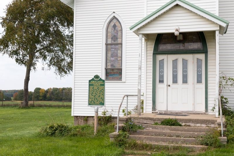 North Evart United Methodist Church Marker image. Click for full size.