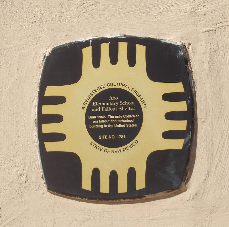 Abo Elementary School and Fallout Shelter Marker image. Click for full size.