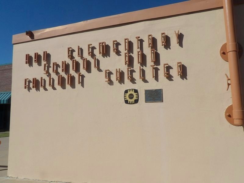 Abo Elementary School and Fallout Shelter Marker image. Click for full size.