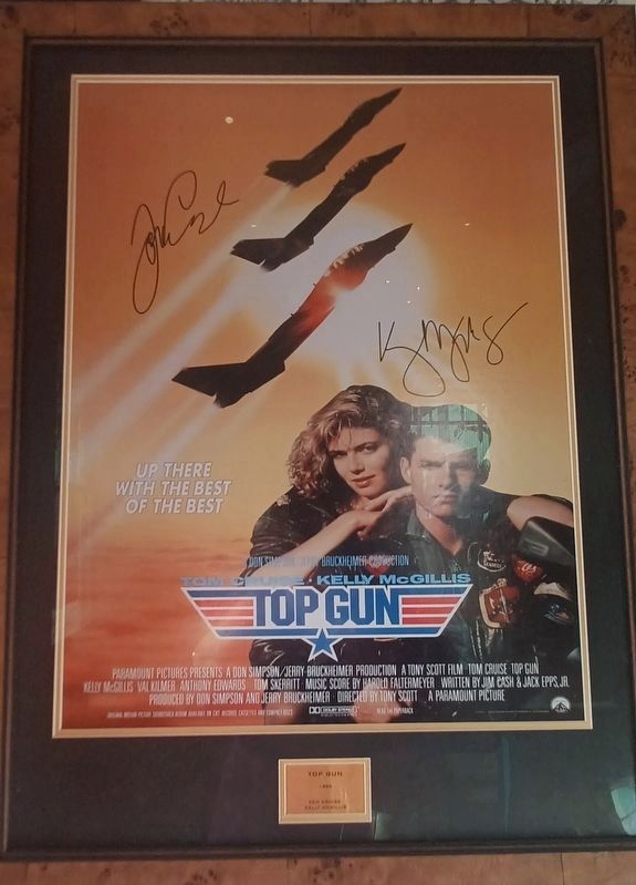 Movie Poster inside The Top Gun House image. Click for full size.