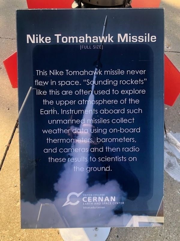 Nike Tomahawk Missile Marker image. Click for full size.