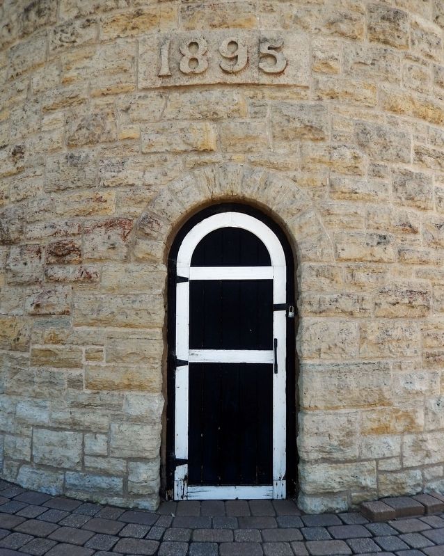 Kasson Stone Water Tower Entrance image. Click for full size.