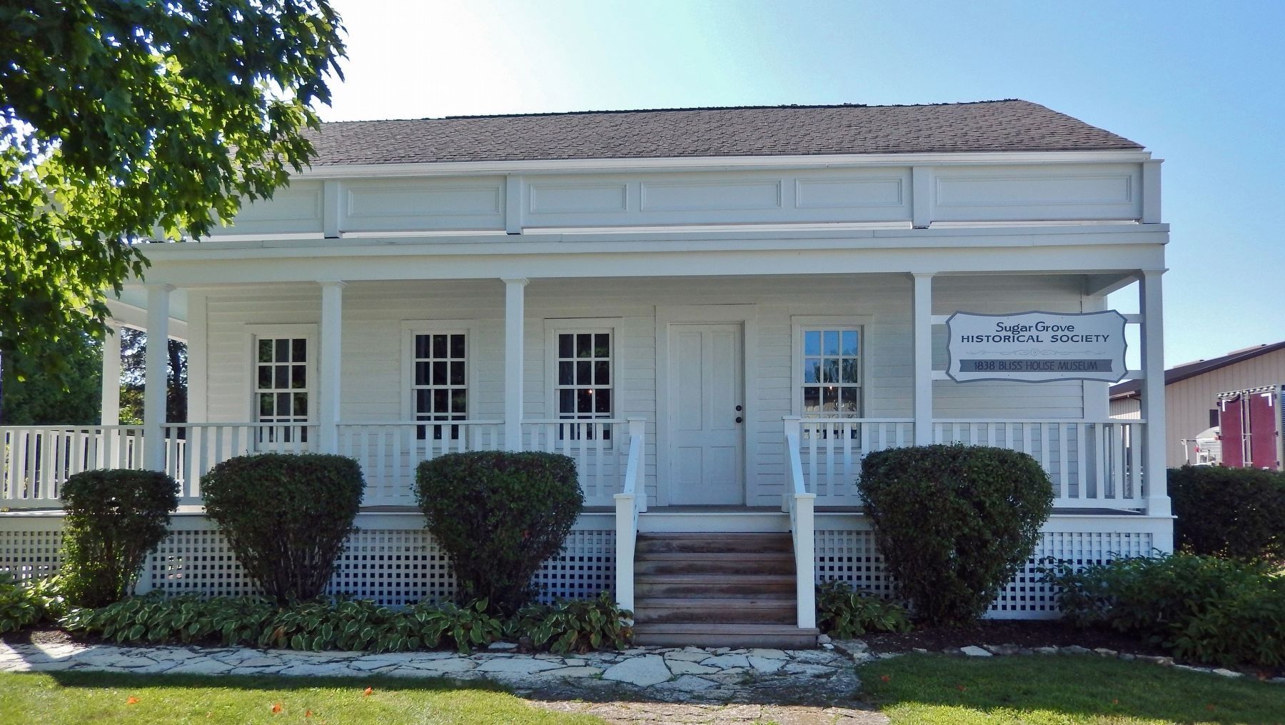 P. Y. Bliss House (<i>east/front elevation</i>). Click for full size. P. Y. Bliss House (<i>east/front elevation</i>) image. Click for full size.