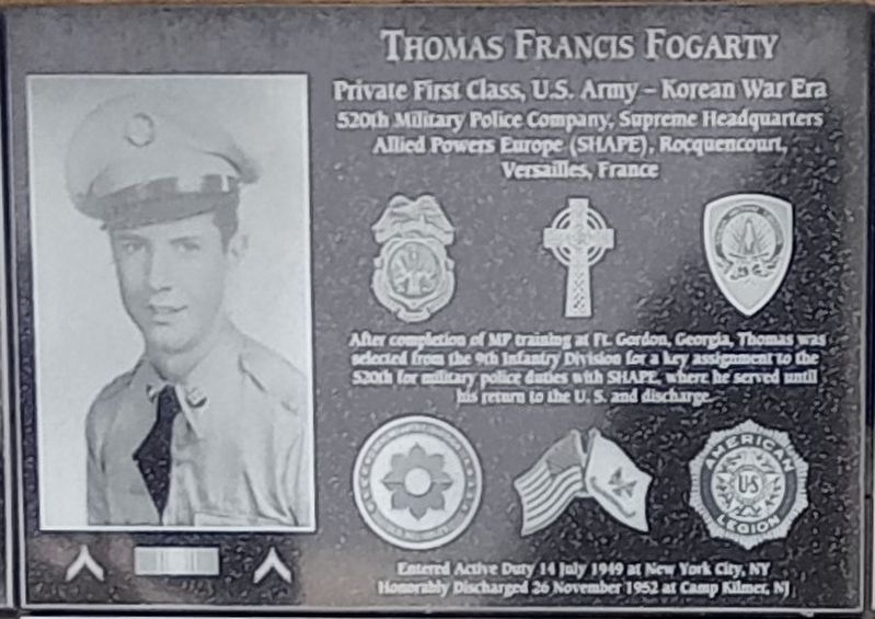 Thomas Francis Fogarty Marker image. Click for full size.