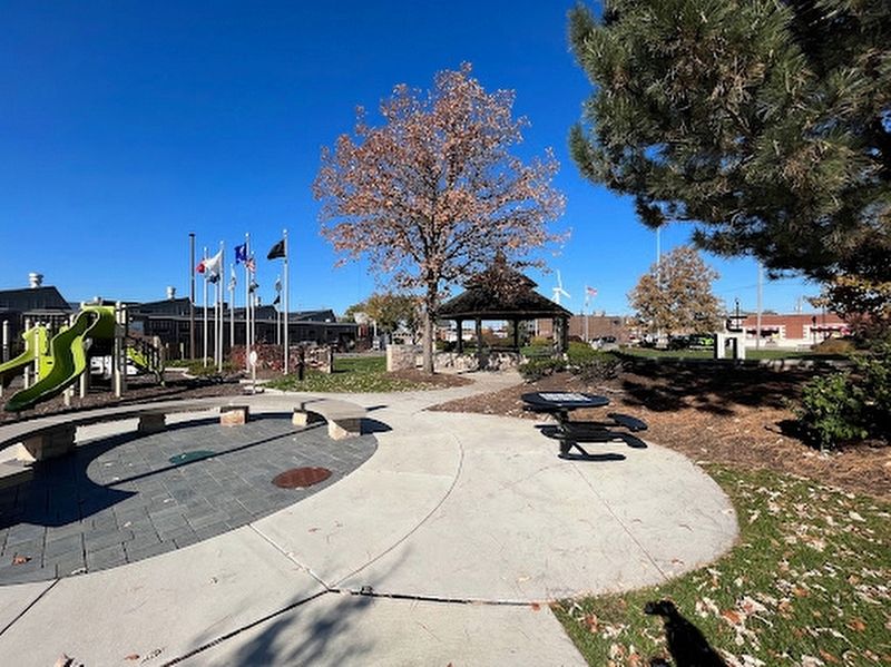 Clocktower Park, Schiller Park, Illinois image. Click for full size.