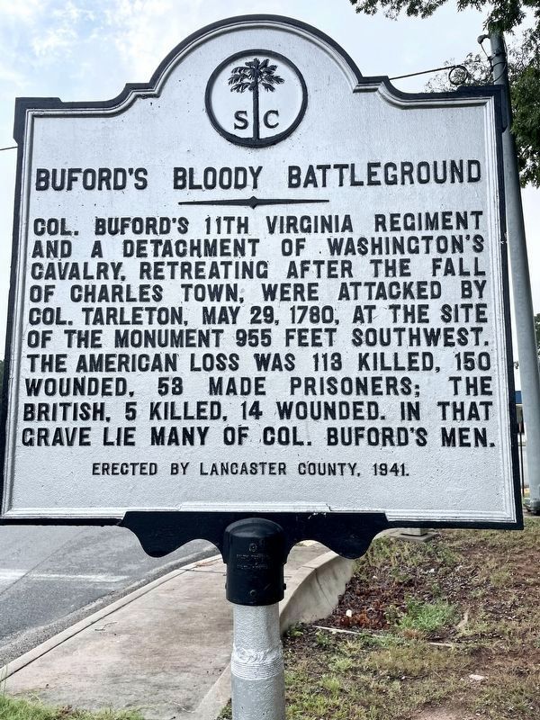 Buford's Bloody Battleground Marker image. Click for full size.