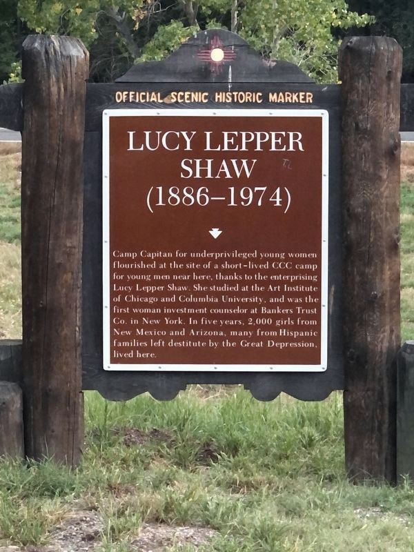 Lucy Lepper Shaw Marker (Side One). Click for full size. Lucy Lepper Shaw Marker (Side One) image. Click for full size.