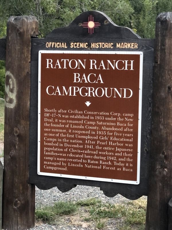 Raton Ranch Marker image. Click for full size.