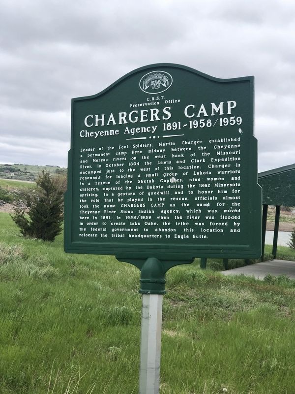 Chargers Camp Marker image. Click for full size.