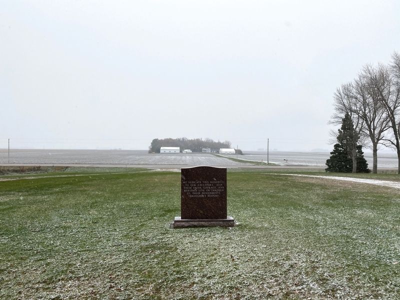 New Avon Salem United Methodist Church Marker, from the south. Click for full size. New Avon Salem United Methodist Church Marker, from the south image. Click for full size.