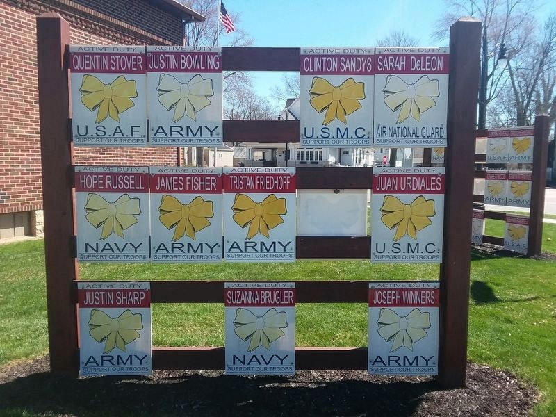 Hometown Heros Park Marker. Click for full size. Hometown Heros Park Marker image. Click for full size.