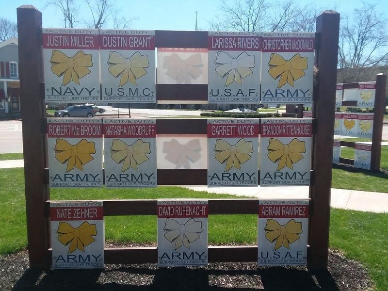 Hometown Heros Park Marker. Click for full size. Hometown Heros Park Marker image. Click for full size.