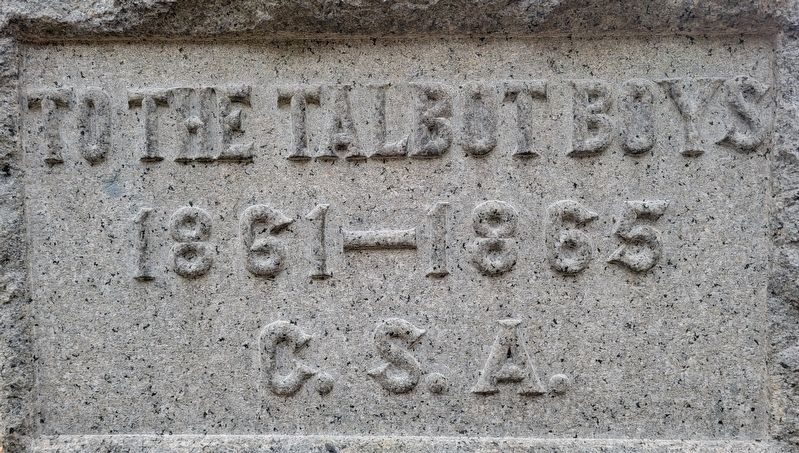 To the Talbot Boys Marker. Click for full size. To the Talbot Boys Marker image. Click for full size.