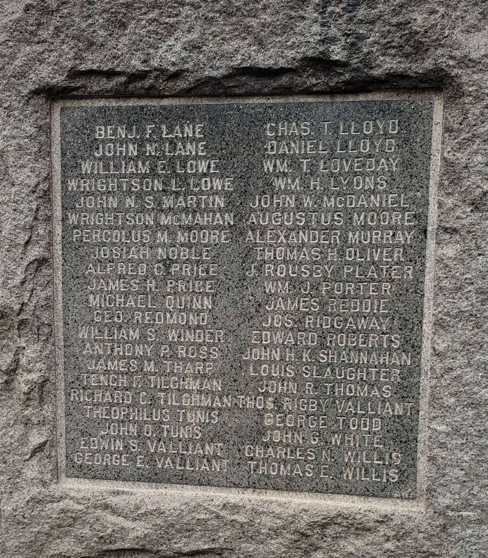 To the Talbot Boys Marker. Click for full size. To the Talbot Boys Marker image. Click for full size.
