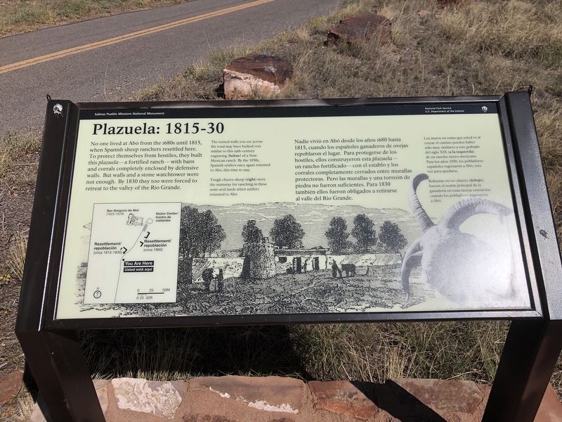 Plazuela: 1815-30 Marker image. Click for full size.