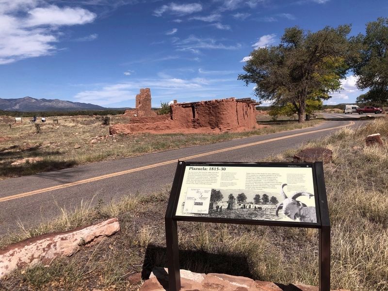 Plazuela: 1815-30 Marker image. Click for full size.