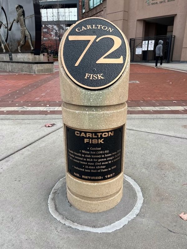 Carlton Fisk Marker. Click for full size. Carlton Fisk Marker image. Click for full size.