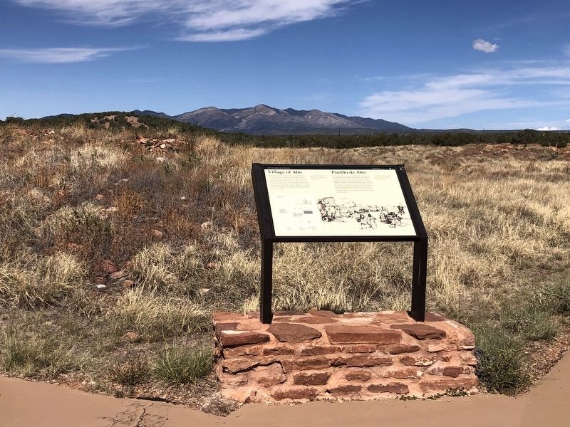 Village of Ab�/Pueblo de Ab� Marker image. Click for full size.