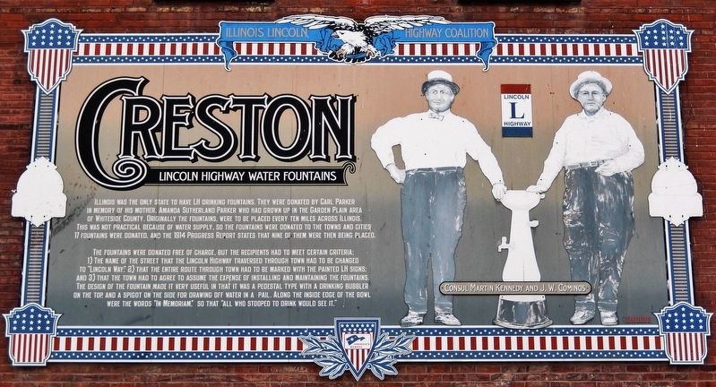Creston Marker. Click for full size. Creston Marker image. Click for full size.