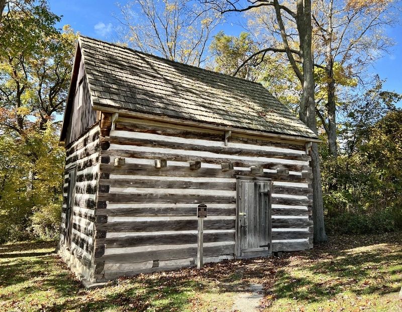 Nicholas Log Cabin Marker. Click for full size. Nicholas Log Cabin Marker image. Click for full size.