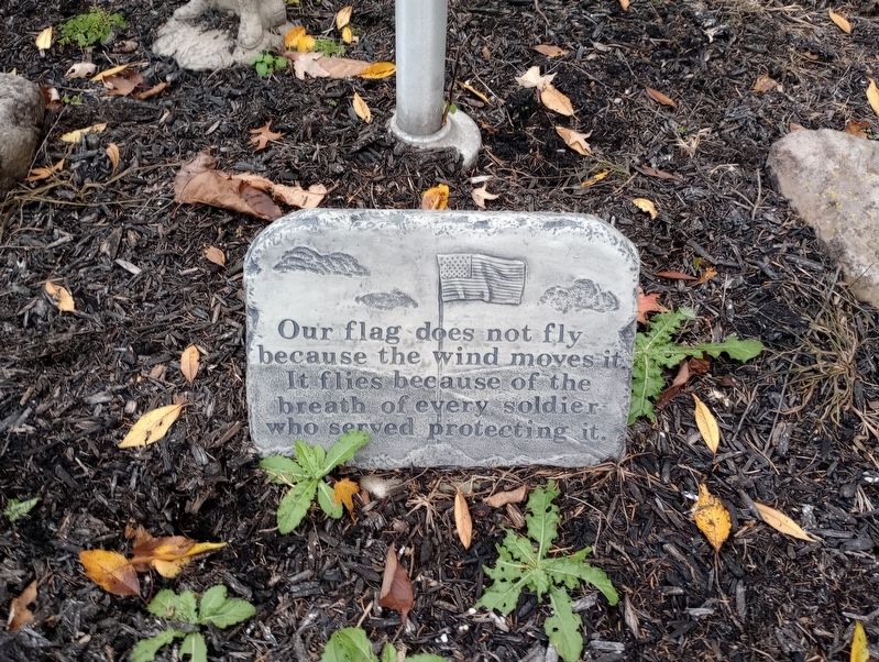 Veterans Memorial Marker. Click for full size. Veterans Memorial Marker image. Click for full size.
