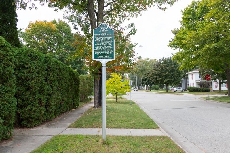 Peter E. Richmond / Peter and Anna Richmond House Marker. Click for full size. Peter E. Richmond / Peter and Anna Richmond House Marker image. Click for full size.
