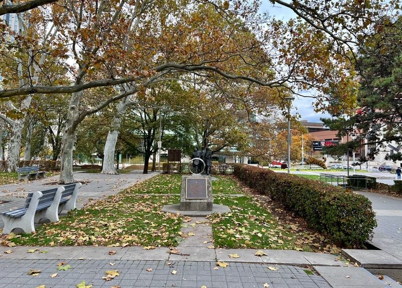 Engineering Centennial Commemorative Plaque and Time Capsule Marker. Click for full size. Engineering Centennial Commemorative Plaque and Time Capsule Marker image. Click for full size.