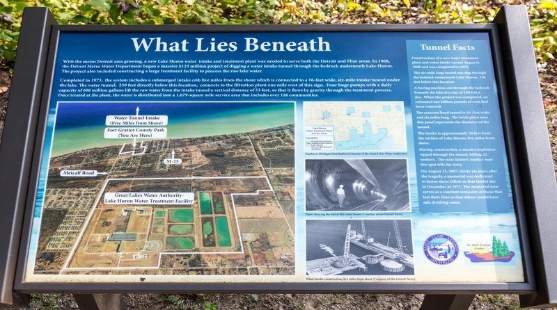 What Lies Beneath Marker. Click for full size. What Lies Beneath Marker image. Click for full size.