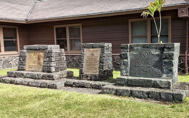 Hawaii Volcanoes National Park Markers. Click for full size. Hawaii Volcanoes National Park Markers image. Click for full size.