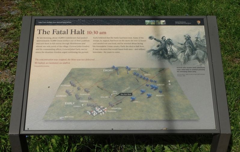 The Fatal Halt Marker image. Click for full size.