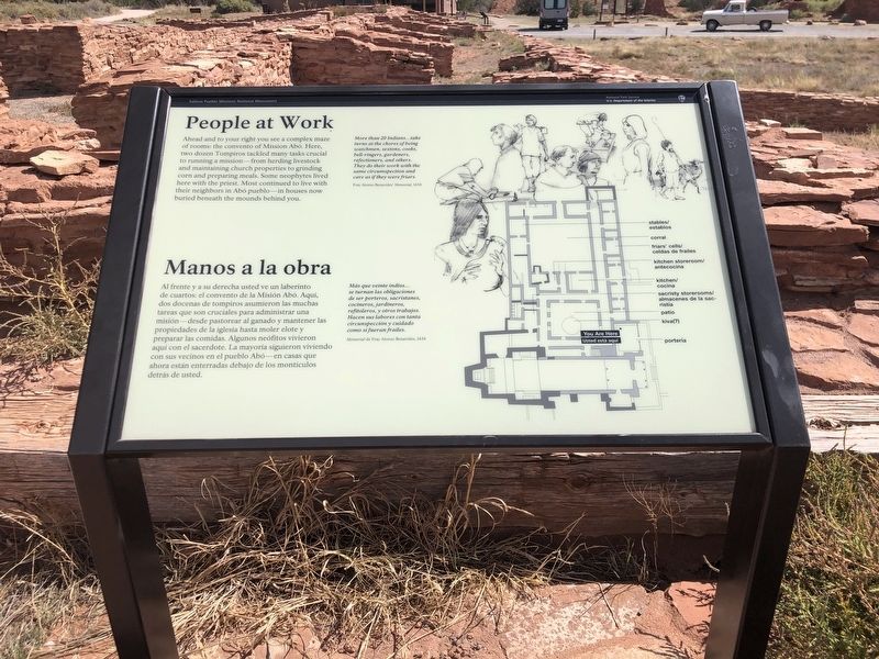 People at Work/Manos a la obra Marker image. Click for full size.