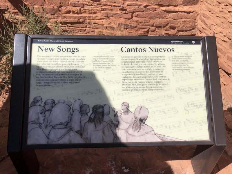 New Songs/Cantos Nuevos Marker image. Click for full size.