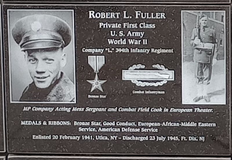 Robert L. Fuller Marker image. Click for full size.