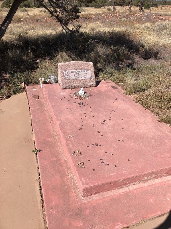 Fred Sisneros' Grave/Don Federico image. Click for full size.