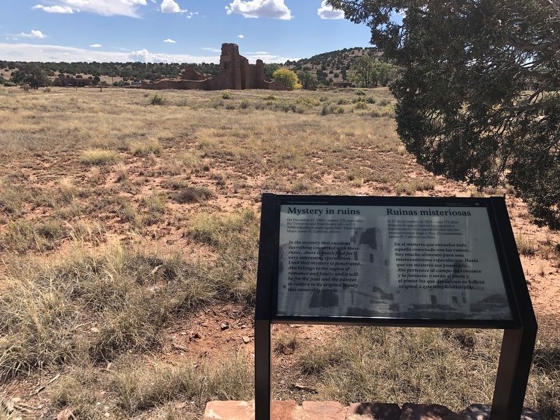 Mystery in Ruins/Ruinas misteriosas Marker image. Click for full size.