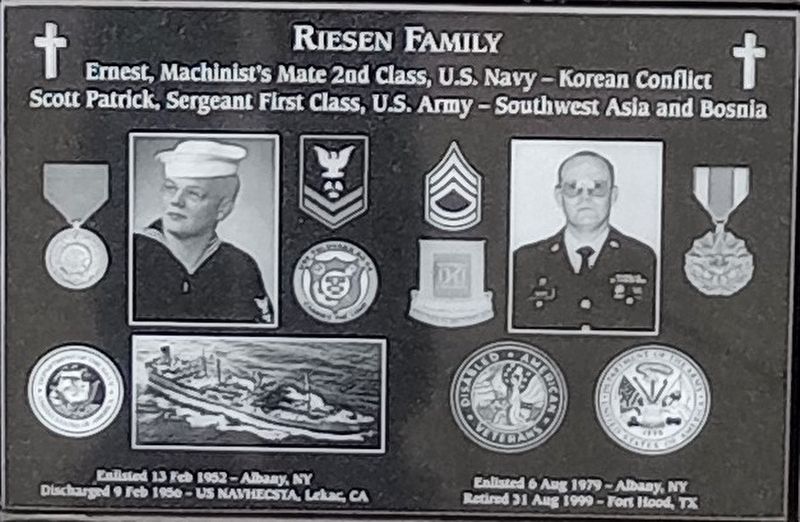 Riesen Family Marker. Click for full size. Riesen Family Marker image. Click for full size.