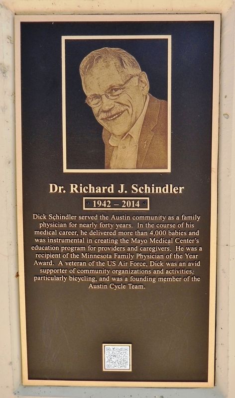 Dr. Richard J. Schindler Marker image. Click for full size.