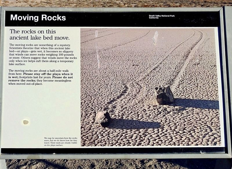 Moving Rocks Marker image. Click for full size.