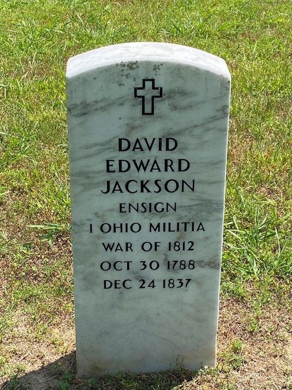 David Edward Jackson headstone. Click for full size. David Edward Jackson headstone image. Click for full size.