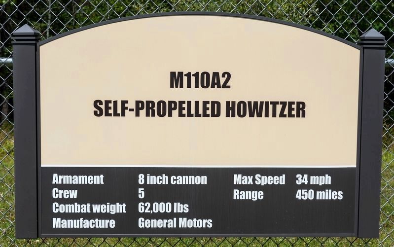 M110A2 Self Propelled Howitzer Marker. Click for full size. M110A2 Self Propelled Howitzer Marker image. Click for full size.