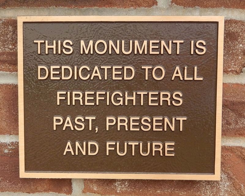 Benton Firefighters Monument Dedication image. Click for full size.