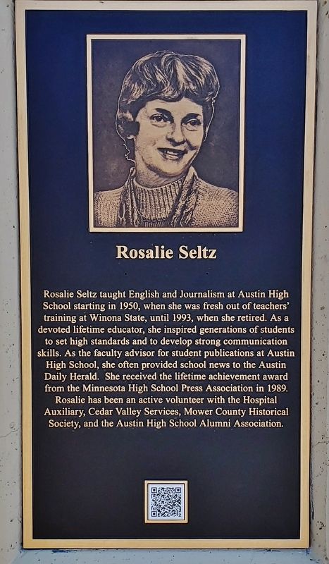 Rosalie Seltz Marker image. Click for full size.