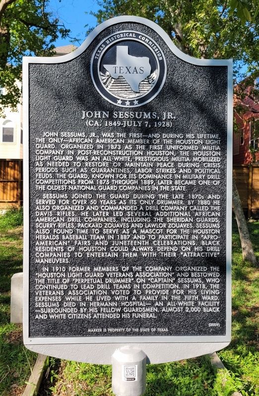 John Sessums, Jr. Marker image. Click for full size.